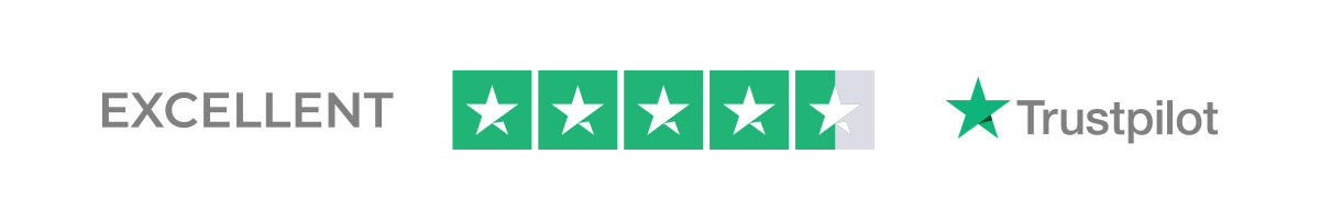 Rated Excellent on Trustpilot.