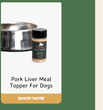 Pork Liver Meal Topper For Dogs