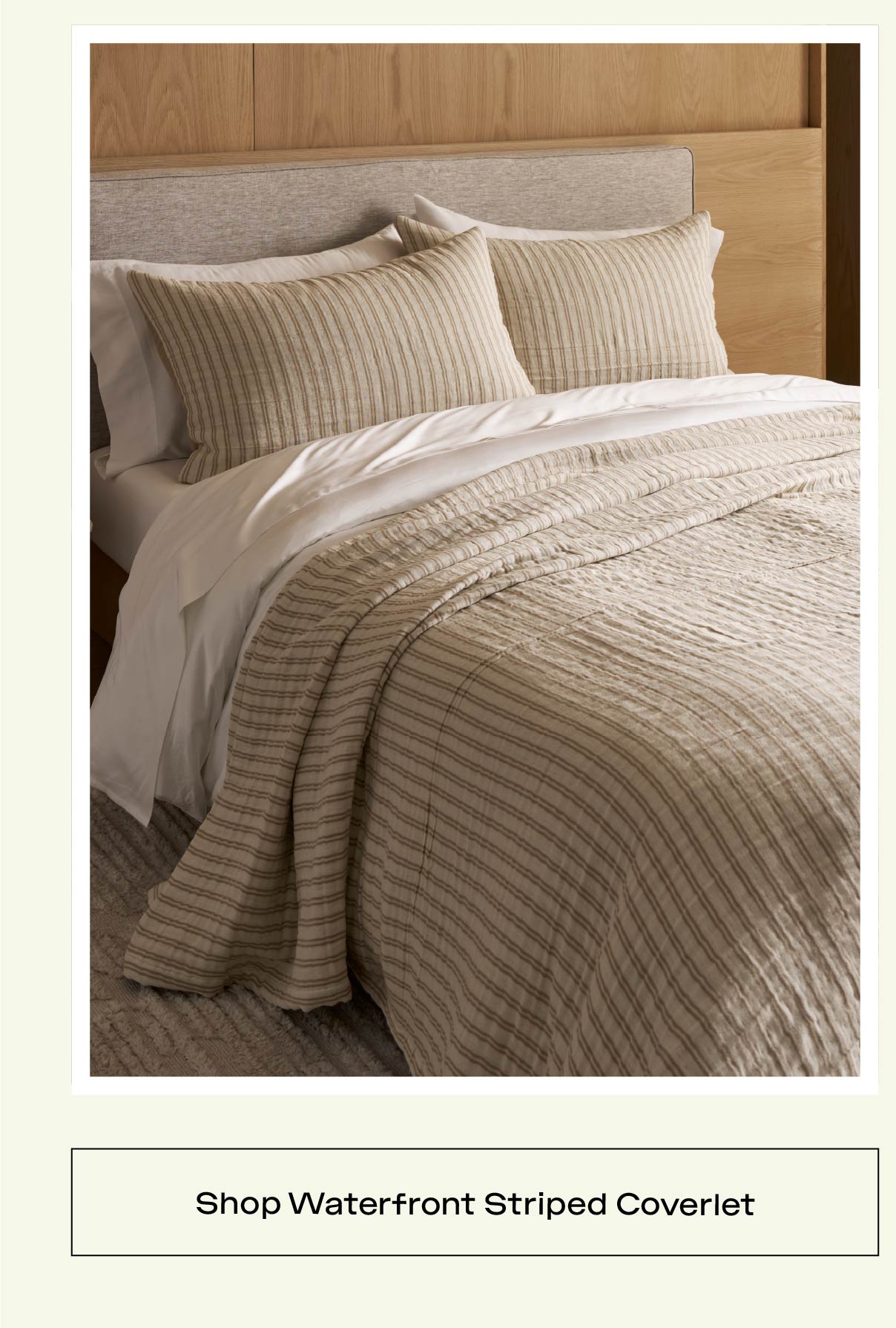 SHOP STRIPED COVERLET FROM THE WATERFRONT COLLECTION
