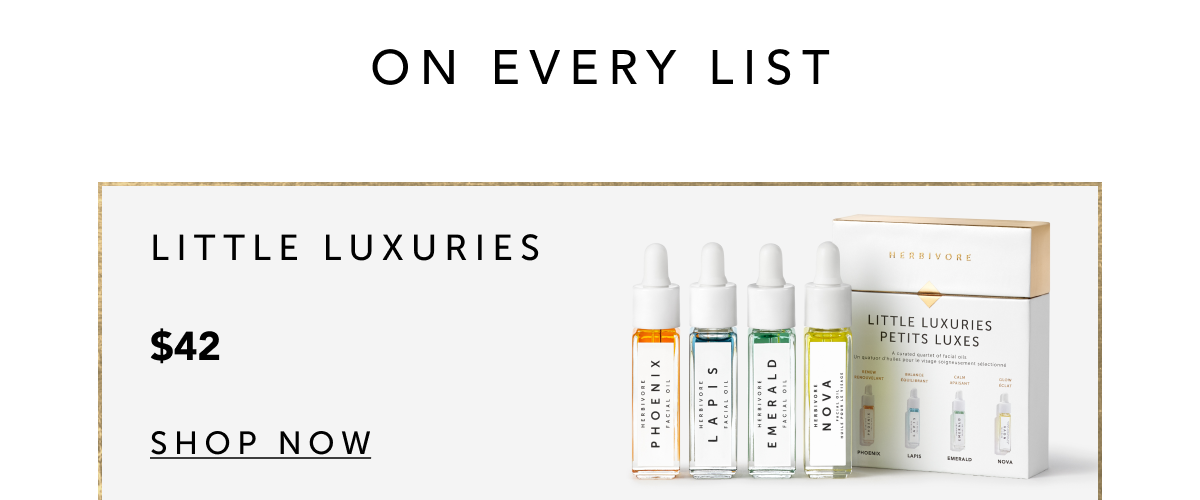 Stock up on your wishlist, new and limited edition holiday kits out now