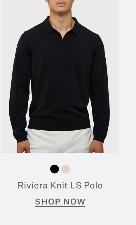 Riviera Knit LS Polo
