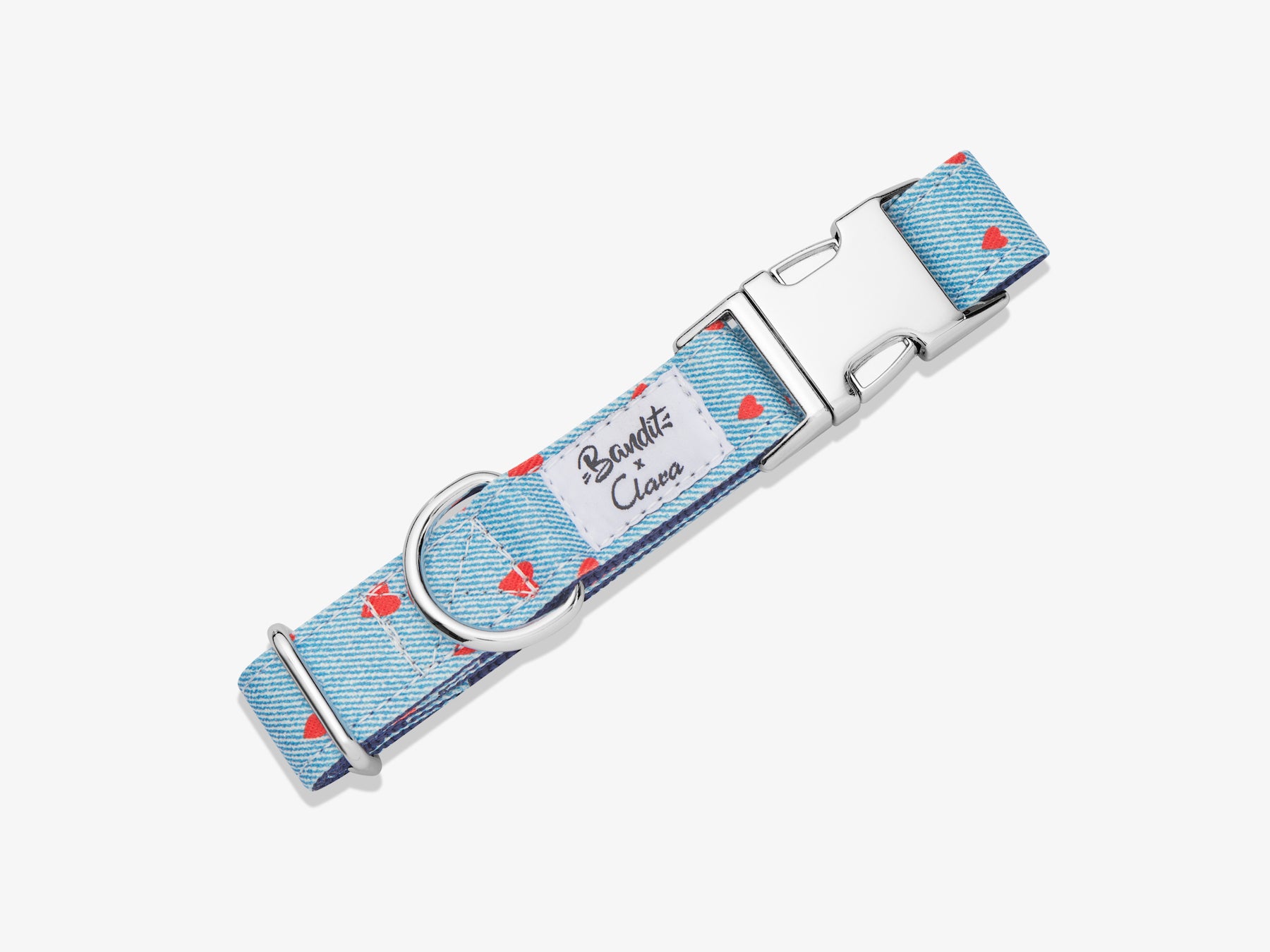 Image of Collier pour chien en denim