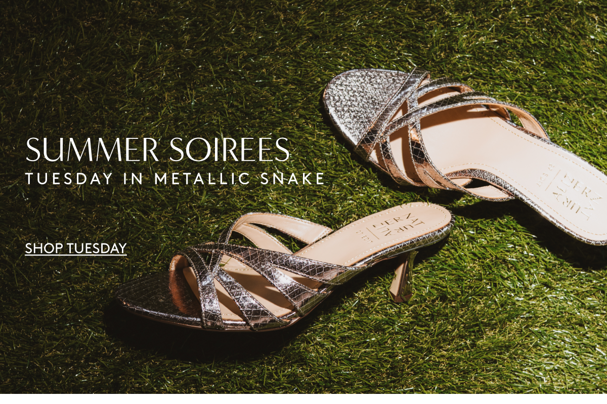 Summer Soirees Tuesday In Metallic Snake | Shop Tuesday