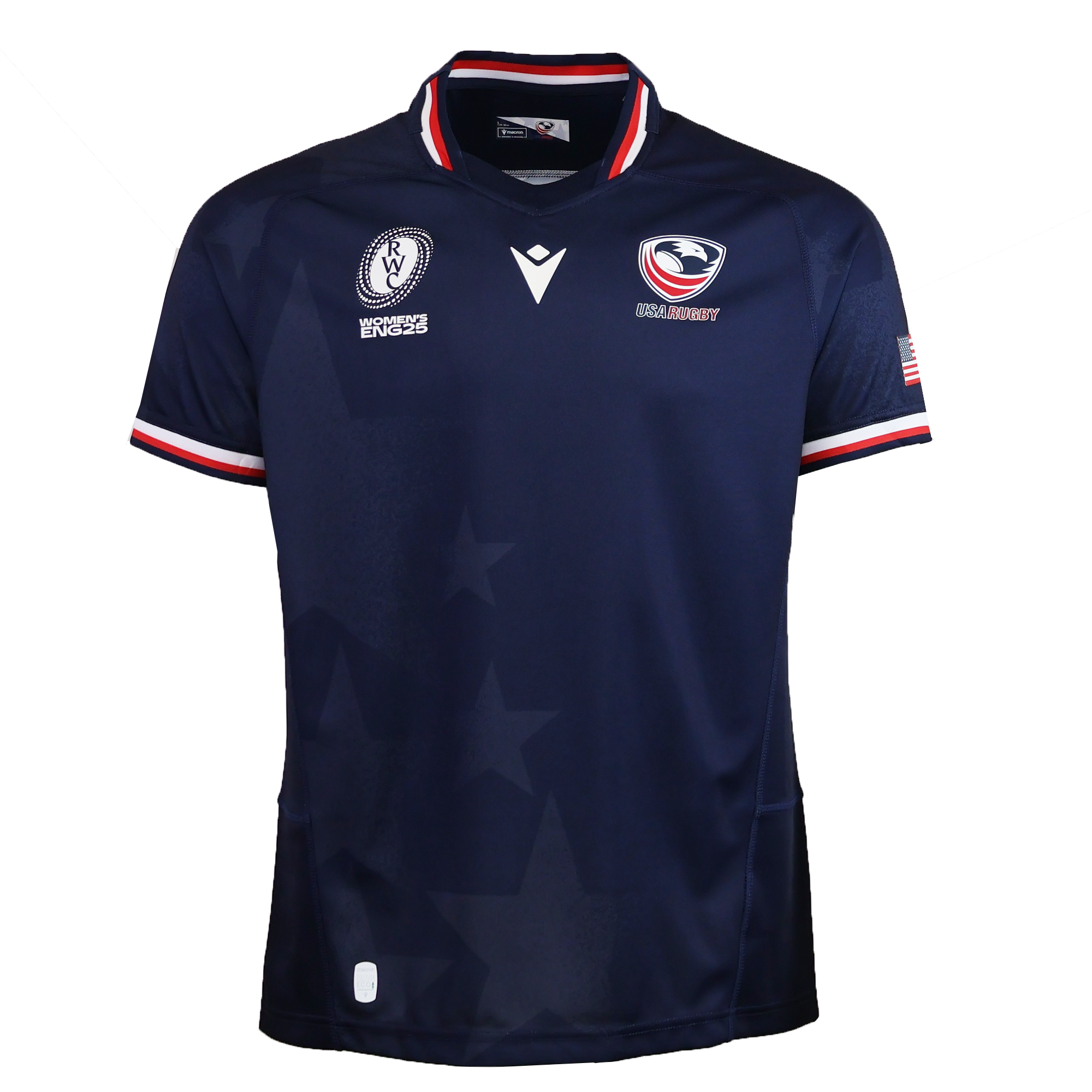Image of USA Rugby WRWC25 Replica Home Jersey by Macron