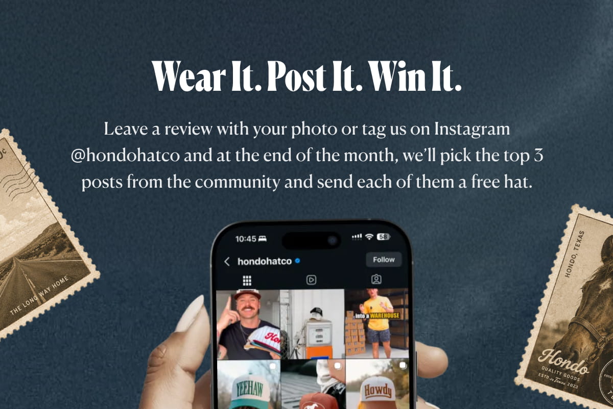 Wear It. Post It. Win It.