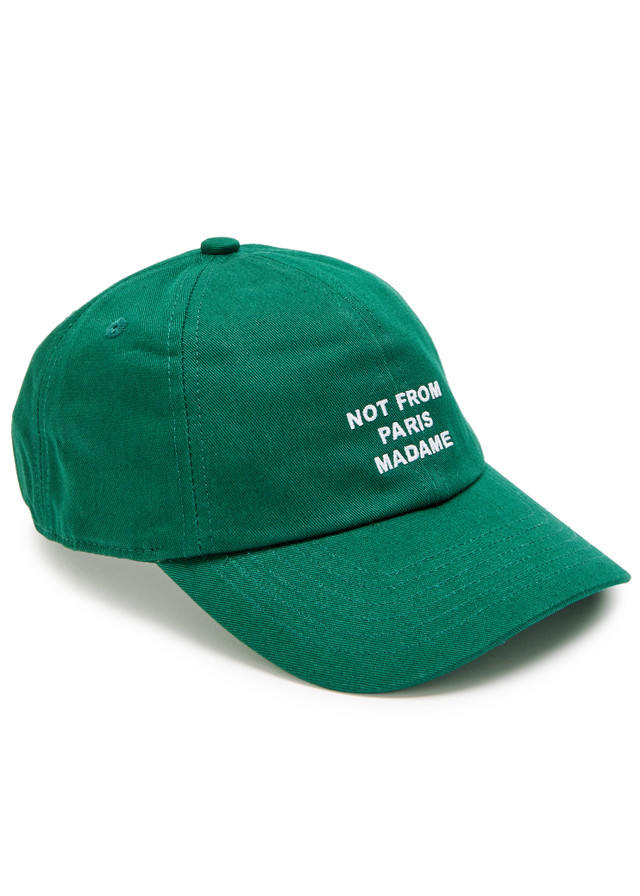 DRÔLE DE MONSIEUR NFPM embroidered cotton cap