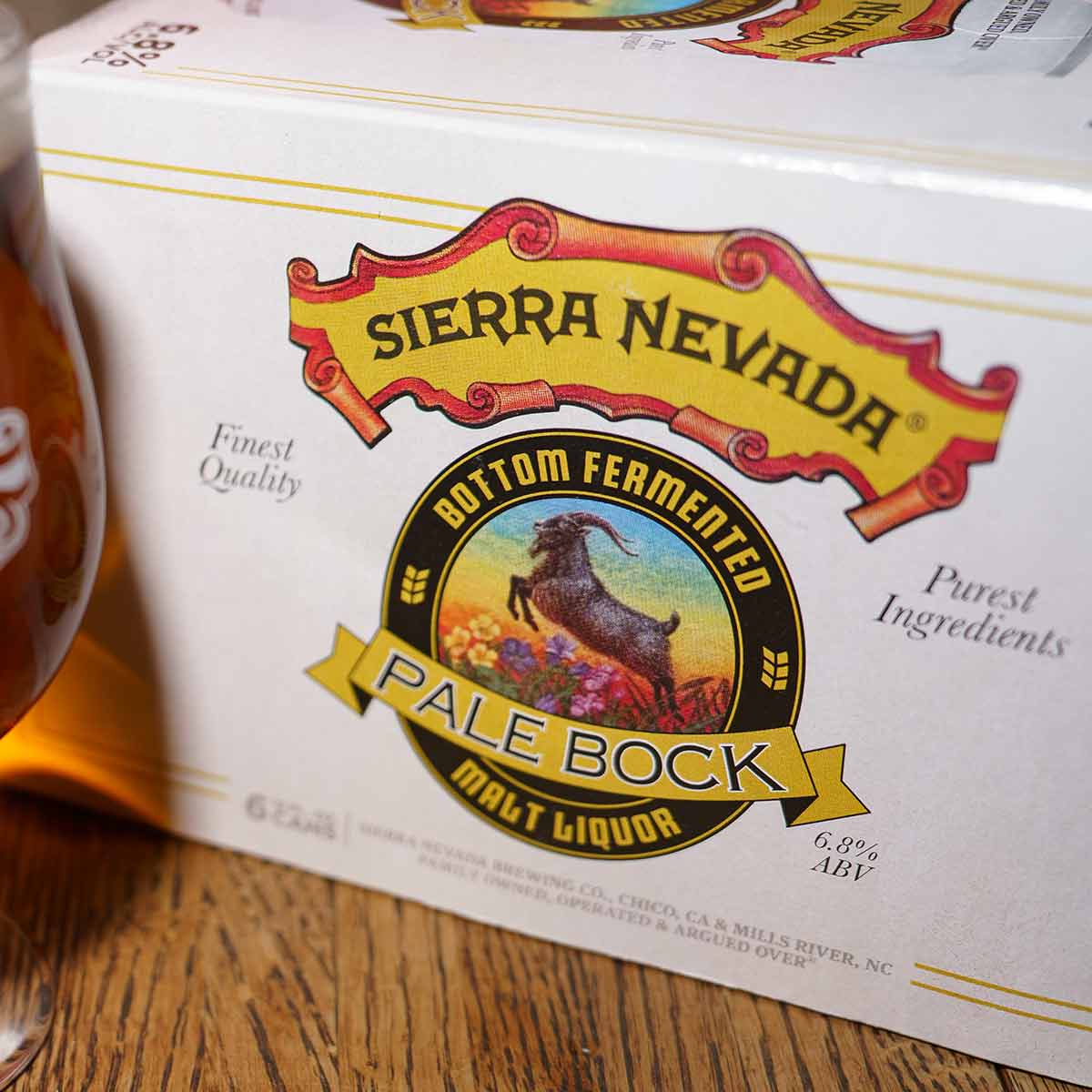 A six-pack of Sierra Nevada Pale Bock