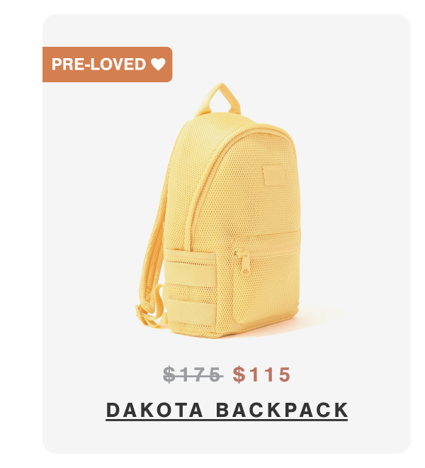 Dakota Backpack in Pollen Air Mesh