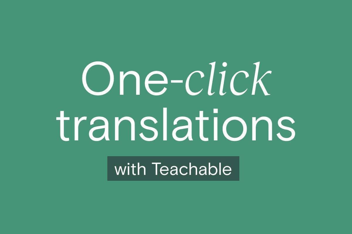 One-click Translations