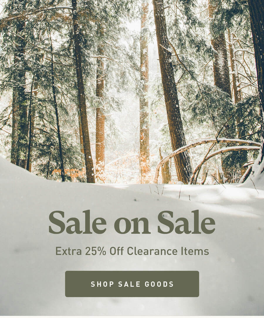 Extra 25% off sale items: online only