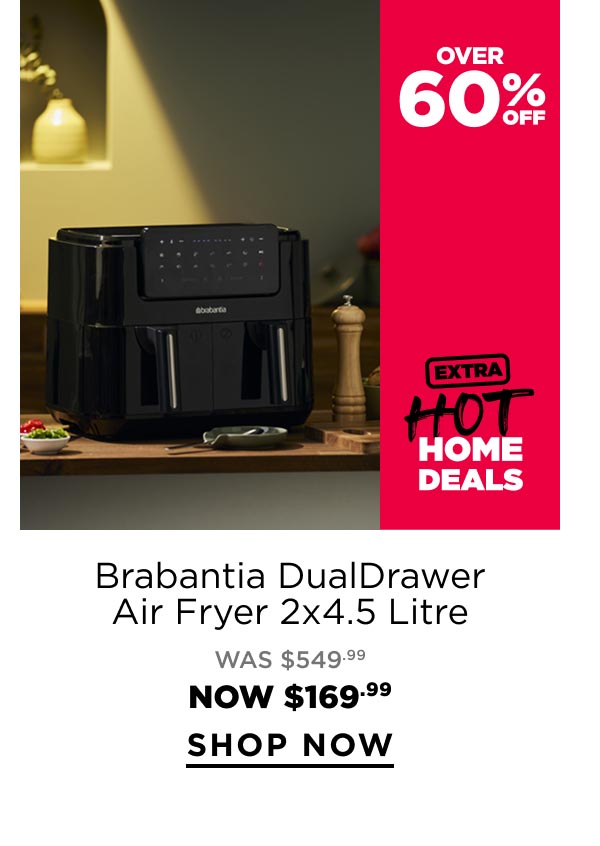 Brabantia	DualDrawer Air Fryer 2x4.5 Litre