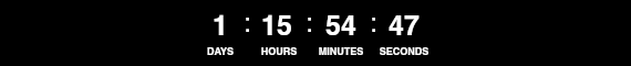 72 Hour Countdown Timer