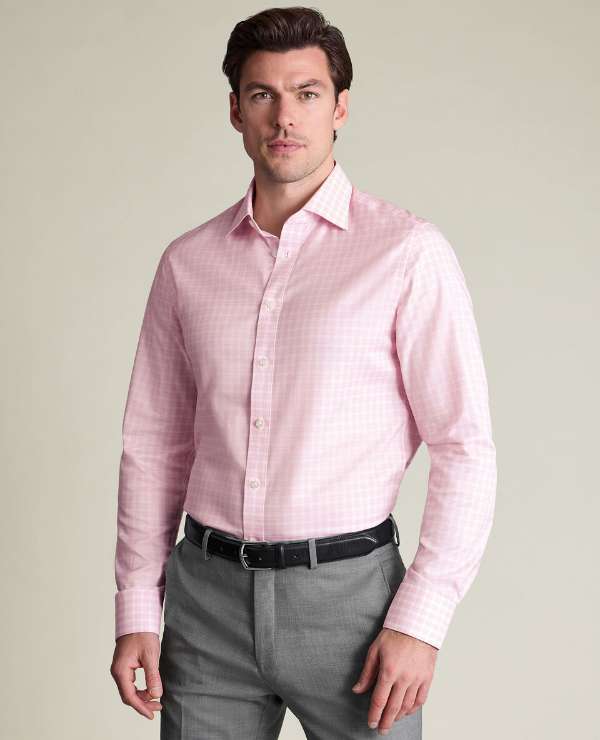 Luxury Check Shirt - Pink