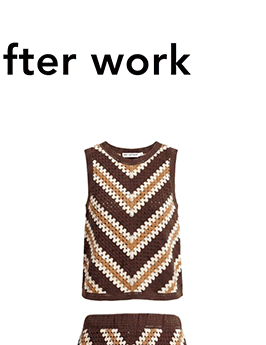 Sleeveless Chevron Crochet Top