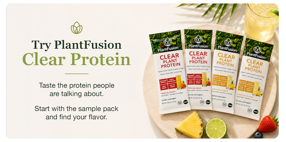 Try PlantFusion Clear Protein Sample