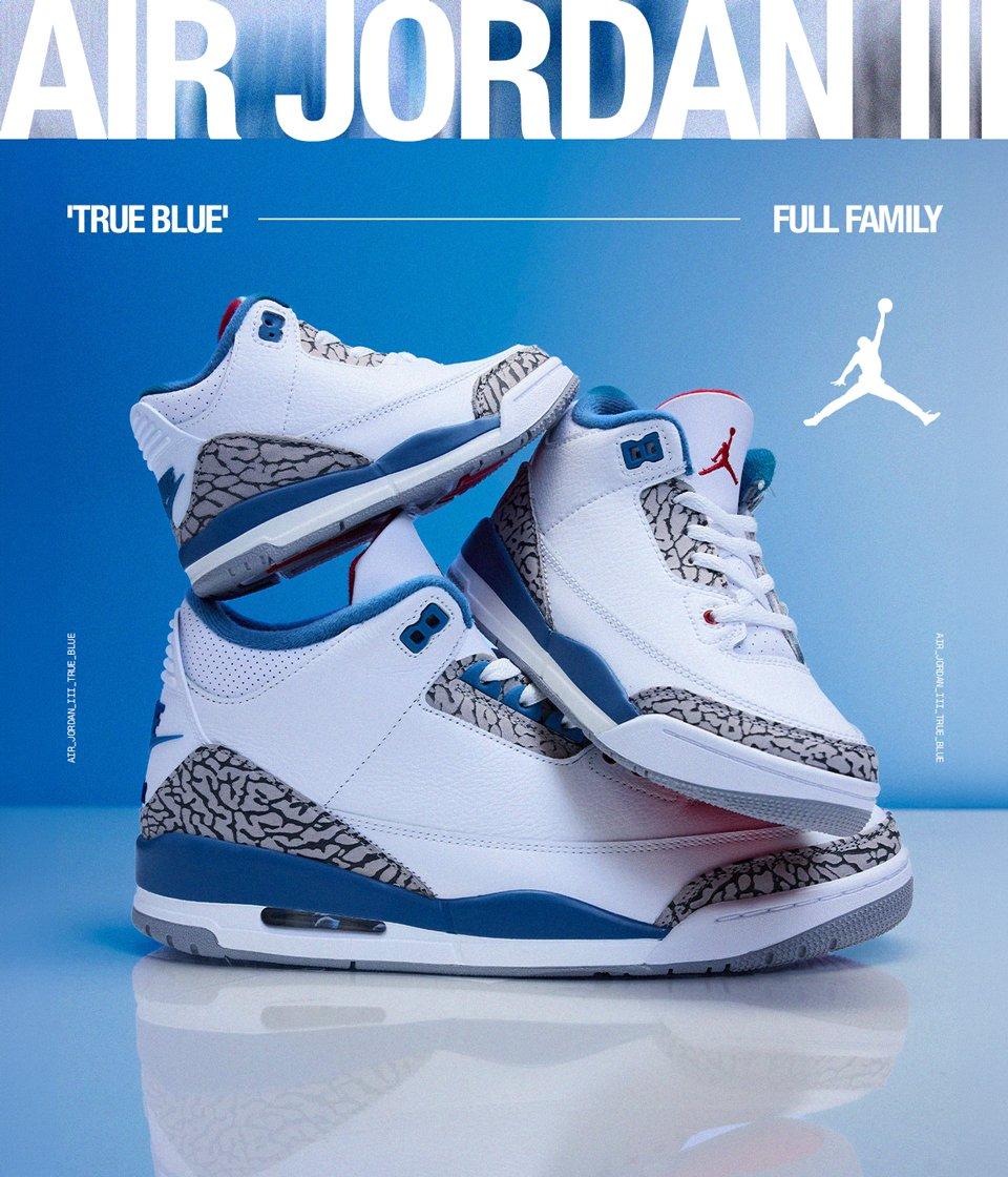 Air Jordan 3 ‘True Blue’ Retro