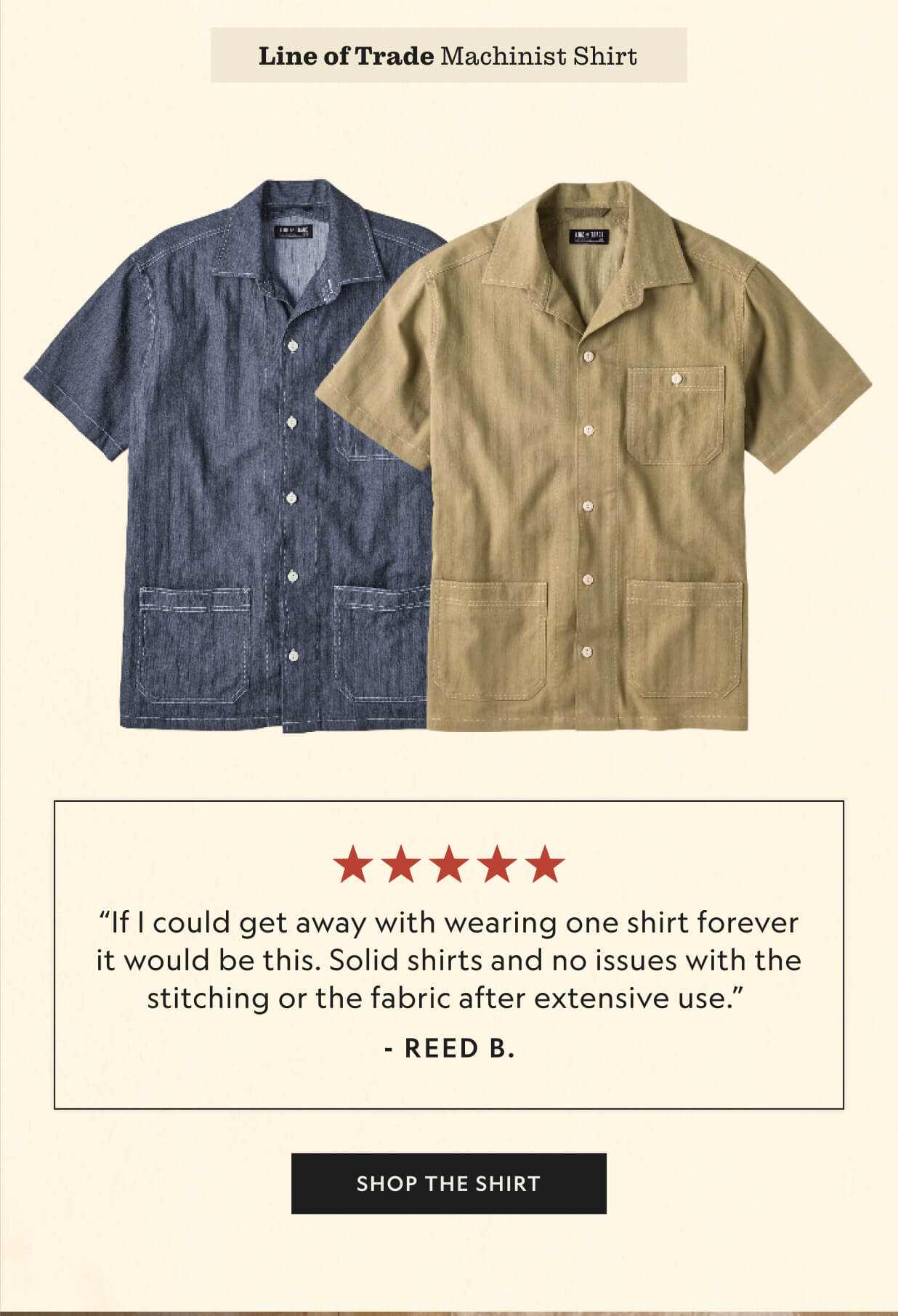 Line of Trade Machinist Shirt