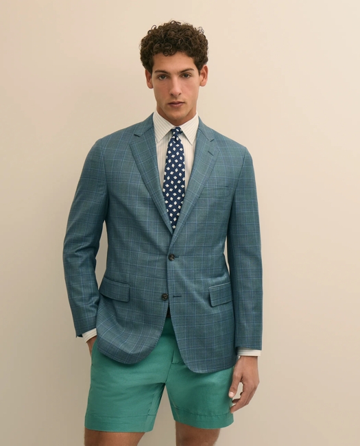 Image of Classic Fit Wool Check Sport Coat