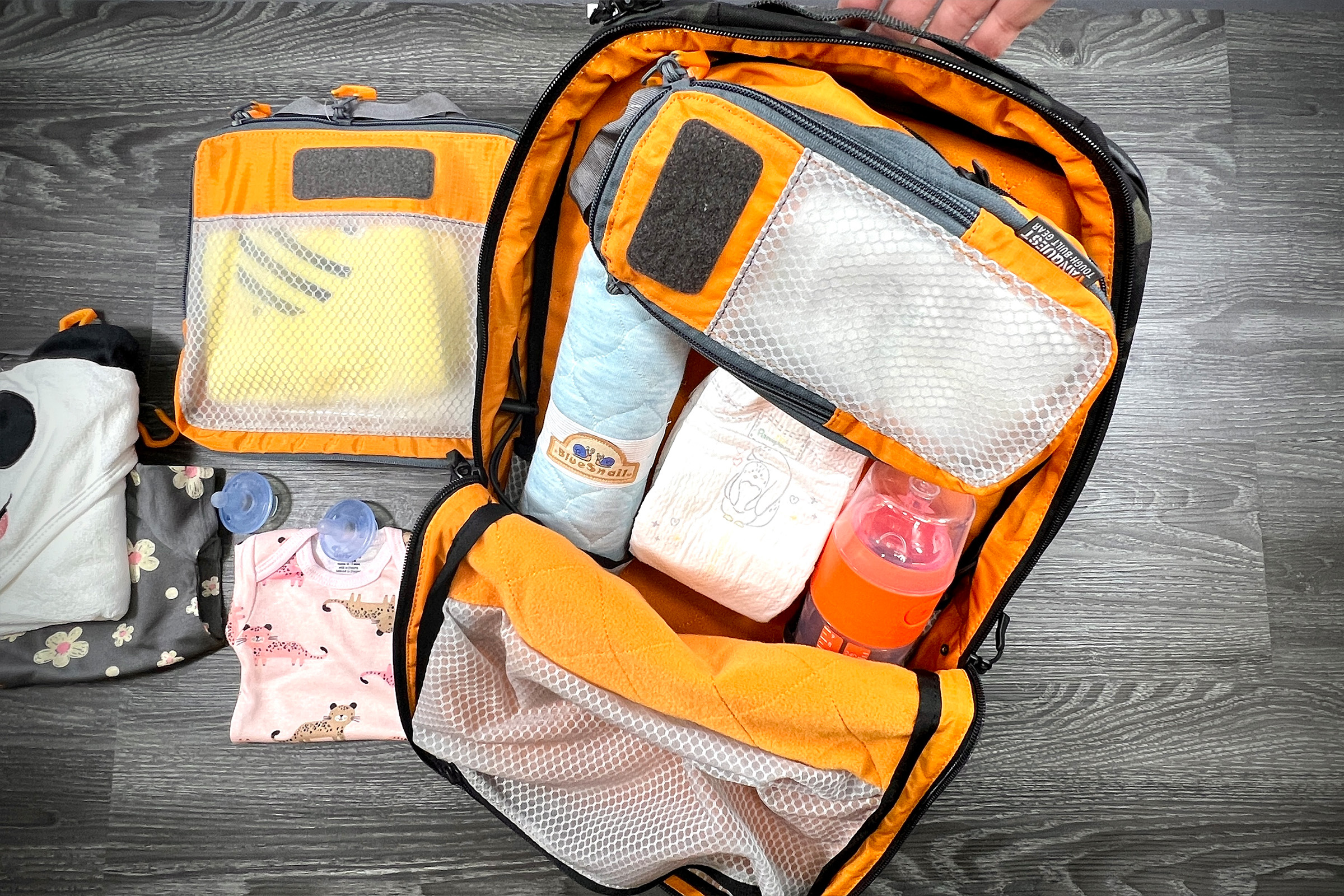 ADDAX-25 organized and ready for mobile child care.