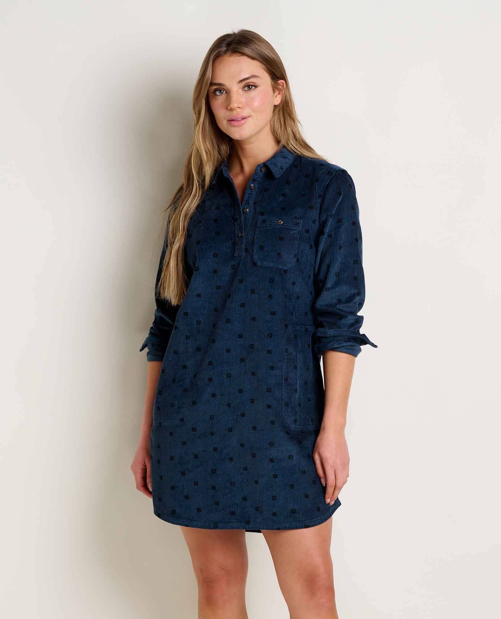 Image of Cascadia Popover Cord Dress