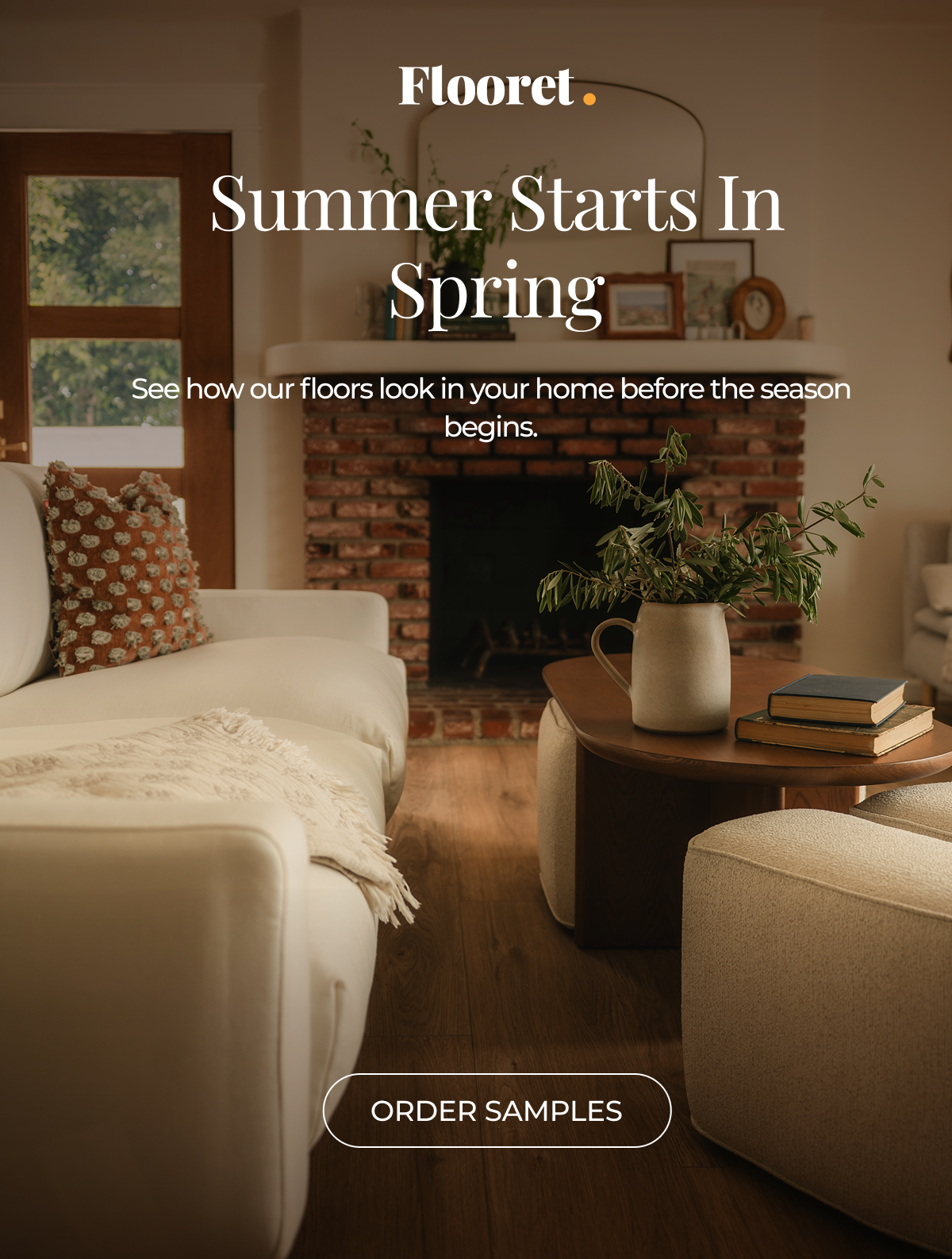 Summer Starts In Spring. See how our floors look in your home before the season begins.