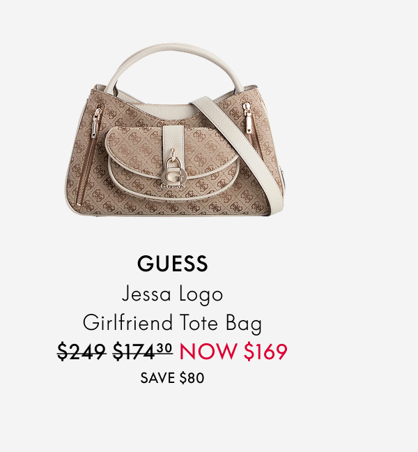 GUESS Jessa Logo GirlfriendTote Bag