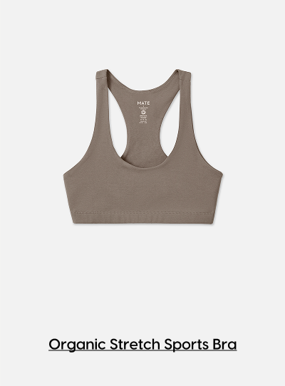 Organic Stretch Sports Bra