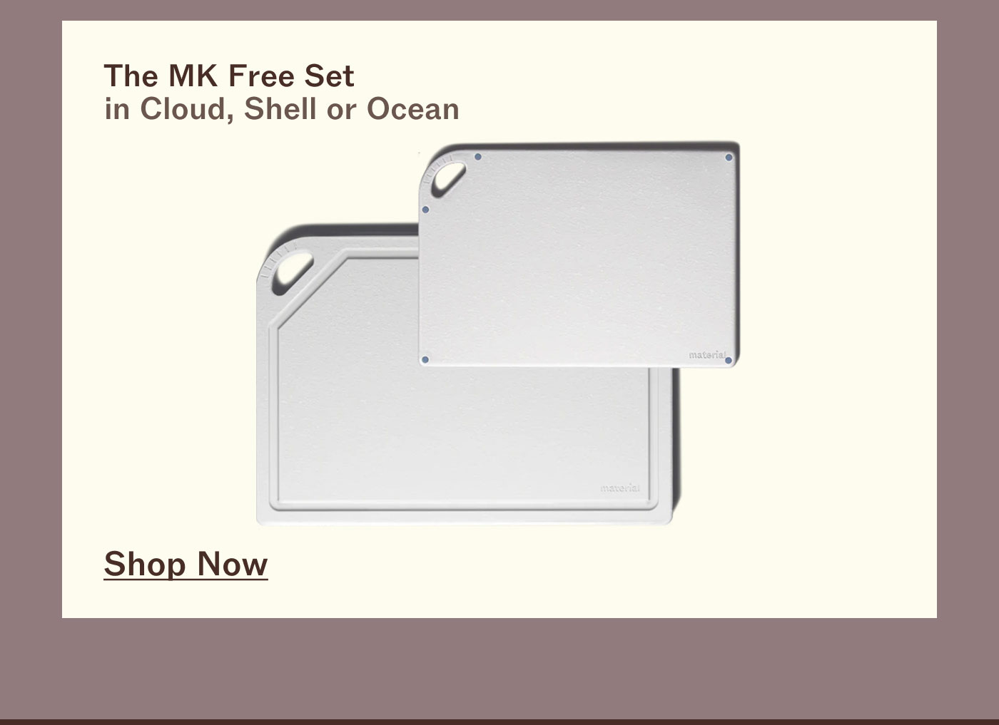 The MK Free Set SHOP NOW