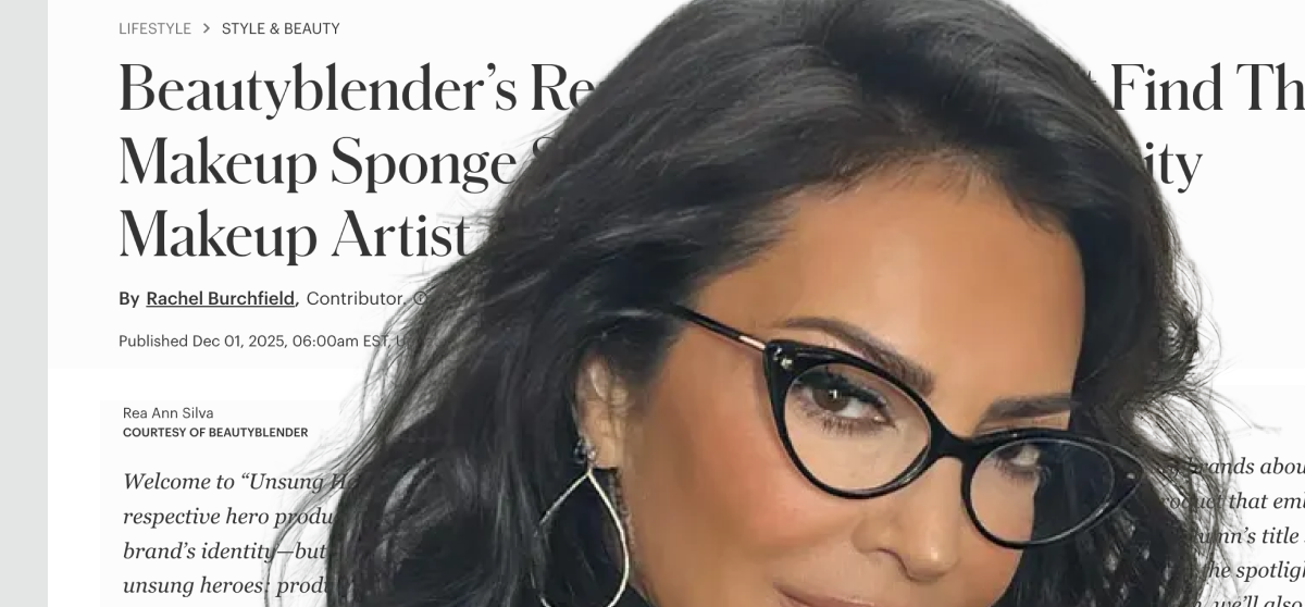 Beautyblender’s Rea Ann Silva Couldn’t Find The Makeup Sponge She Needed As A Celebrity Makeup Artist, ‘So I Created It Myself’