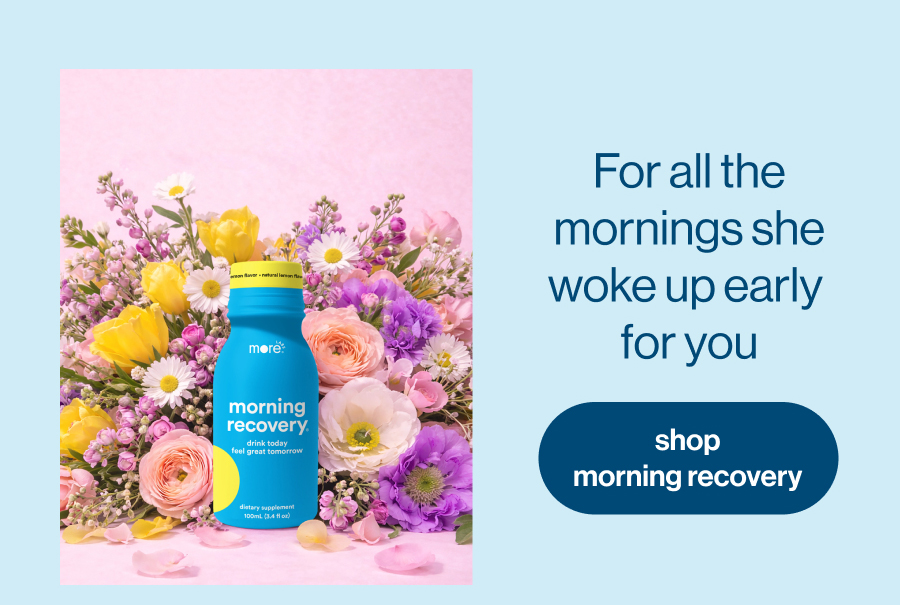 For al the morning she woke up early for you
