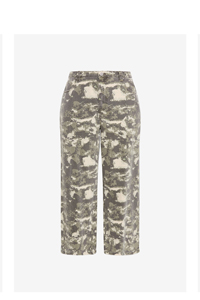 Shop the Olivia Camo Relaxed Cotton Regular Jean
