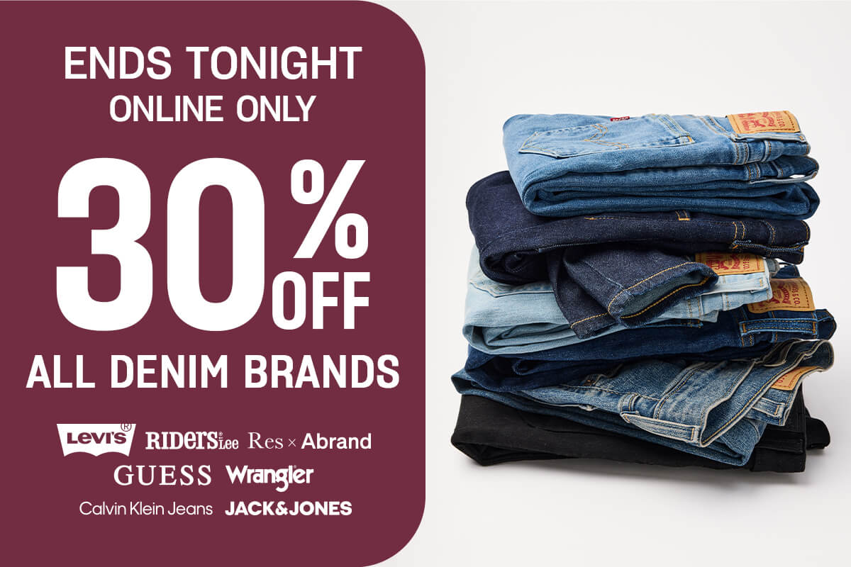 Online only, ends Monday. 30% off everything