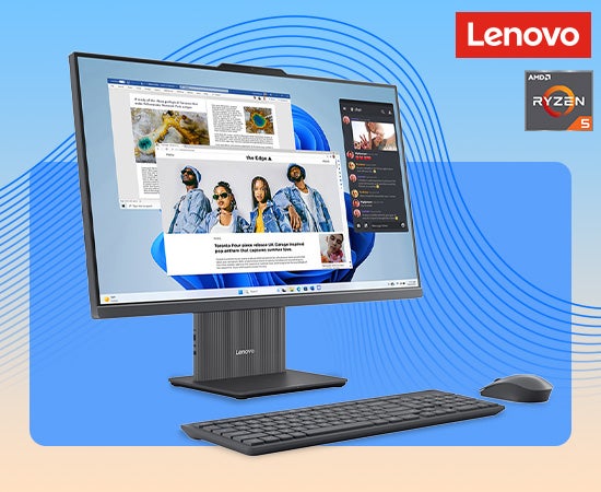 Lenovo IdeaCentre 27-inch All-in-One Touchscreen Desktop $699.99