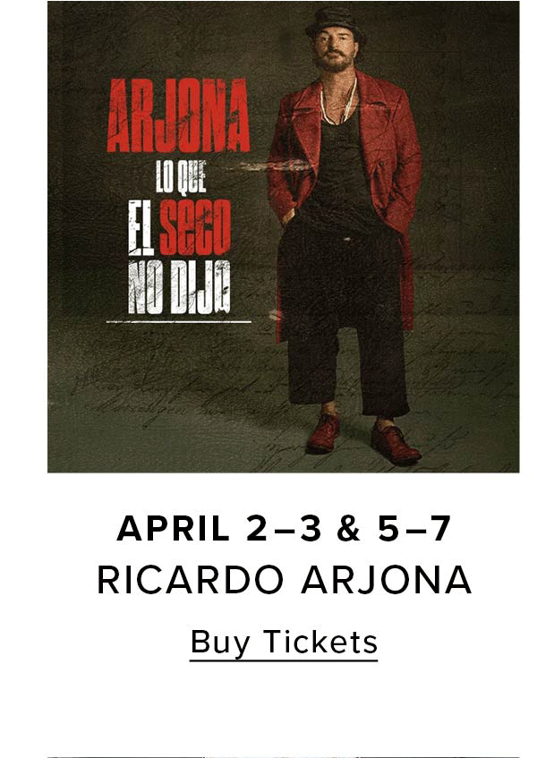Ricardo Arjona | Buy Tickets
