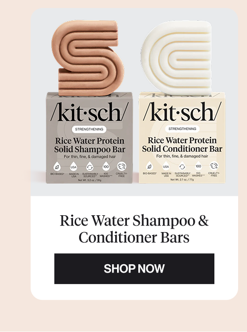 Rice Water Shampoo & Conditioner Bar Combo for Hair Growth