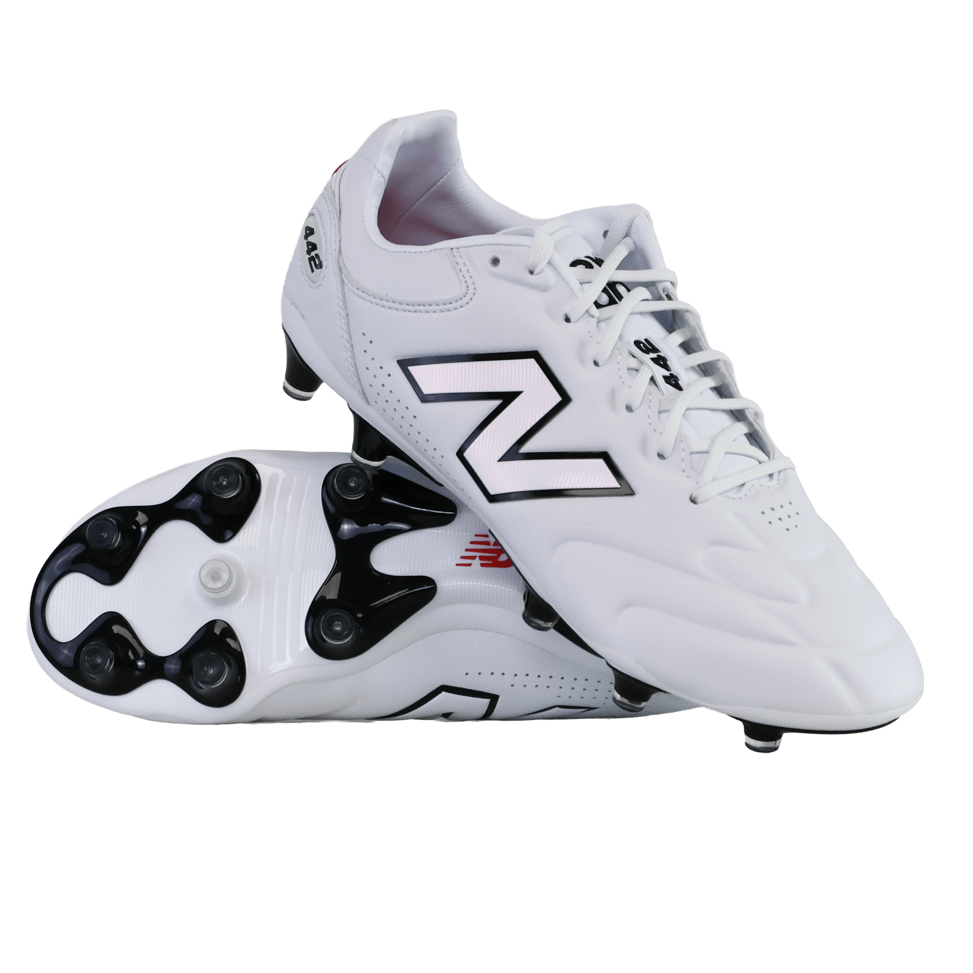 Image of New Balance 442 Elite FG v3 - White/Black