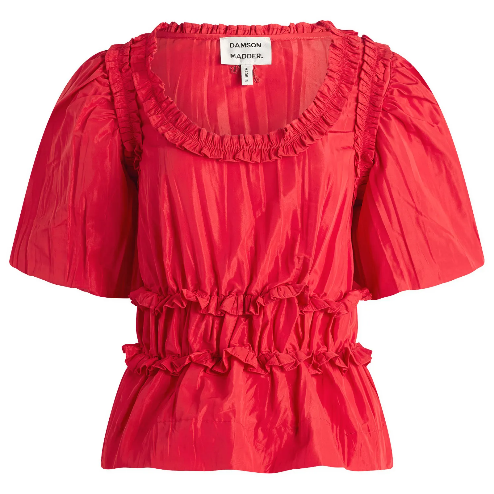 Damson Madder Everly Ruffle Blouse