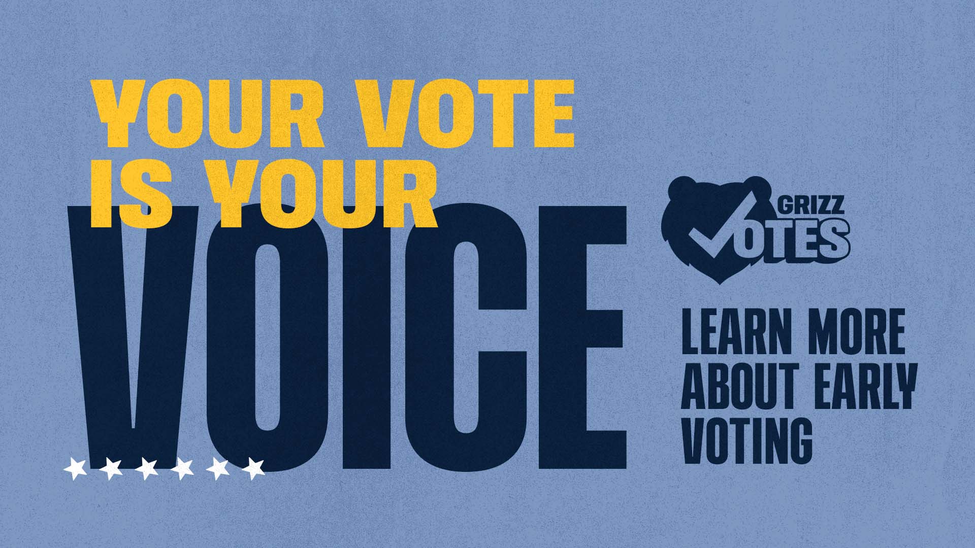 Your Vote Is Your Voice | Learn More About Early Voting