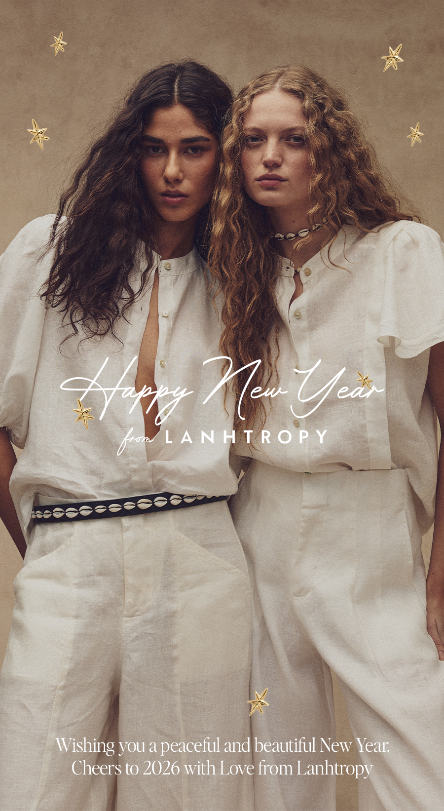 wishing you a peaceful and beautiful new year. cheers to 2026 with love from us to you