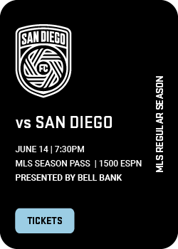 MNUFC vs SD | June 14 7:30 pm | Presented by Bell Bank