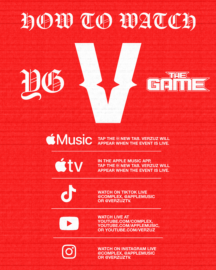 VERZUZ YG V. THE GAME