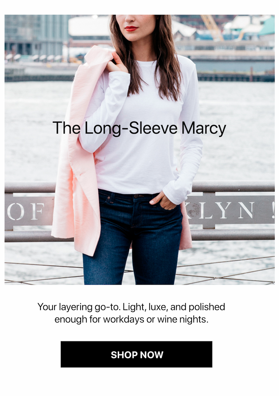 Long Sleeve Crew Tee Marcy
