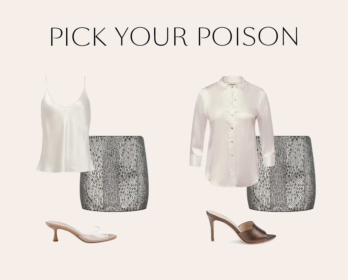 PICK YOUR POISON