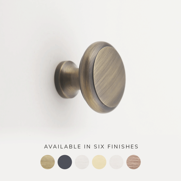 Image of knob available in various finishes