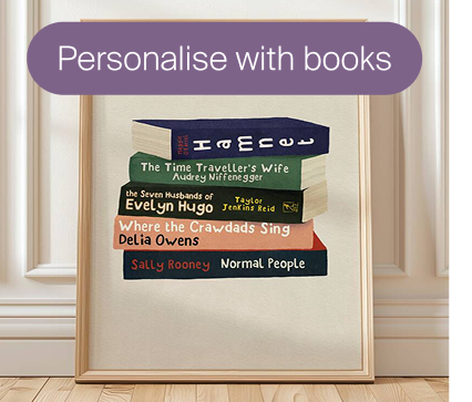 Personalised Favourite Books Print