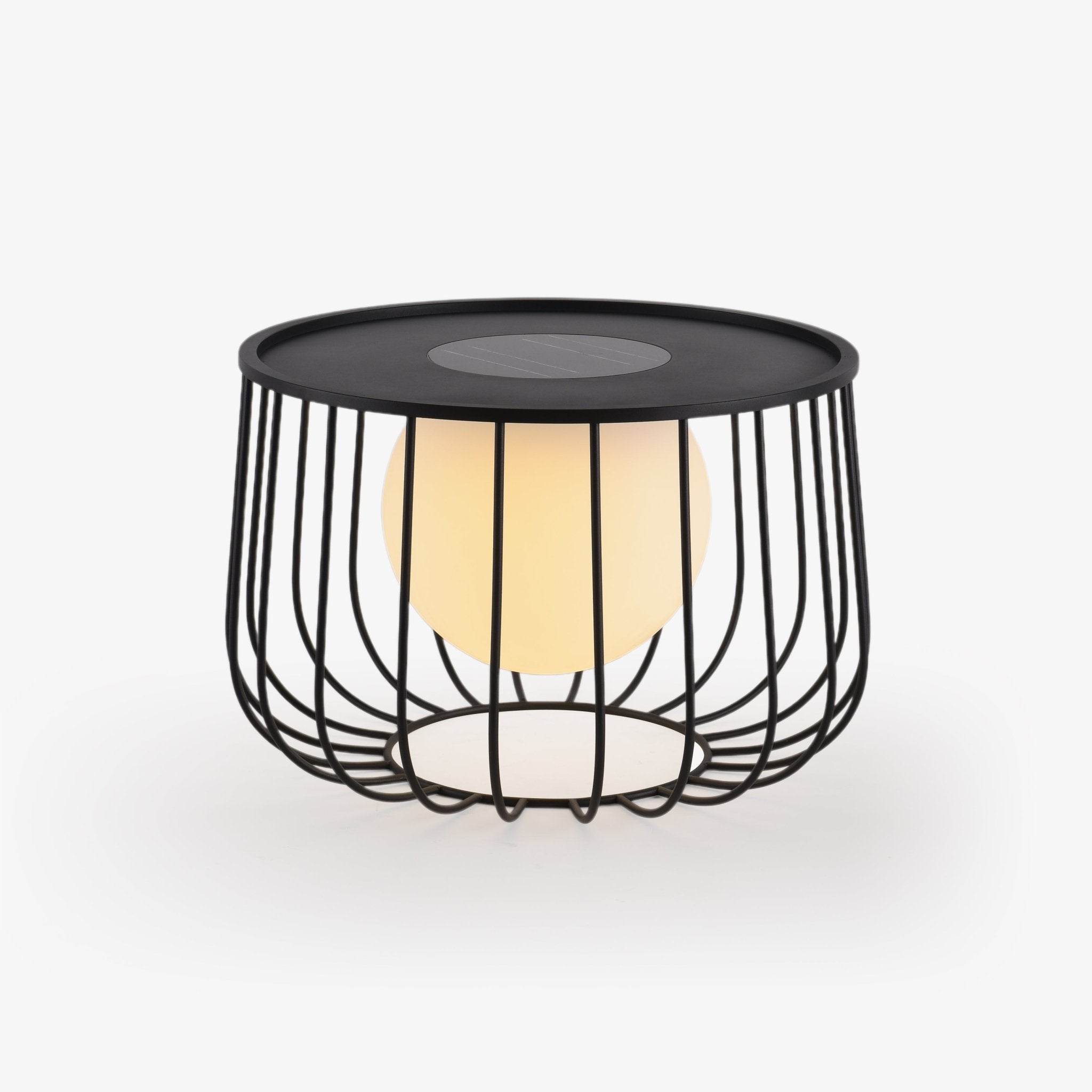 Image of Rowan Cage Solar Lantern Outdoor Lamp
