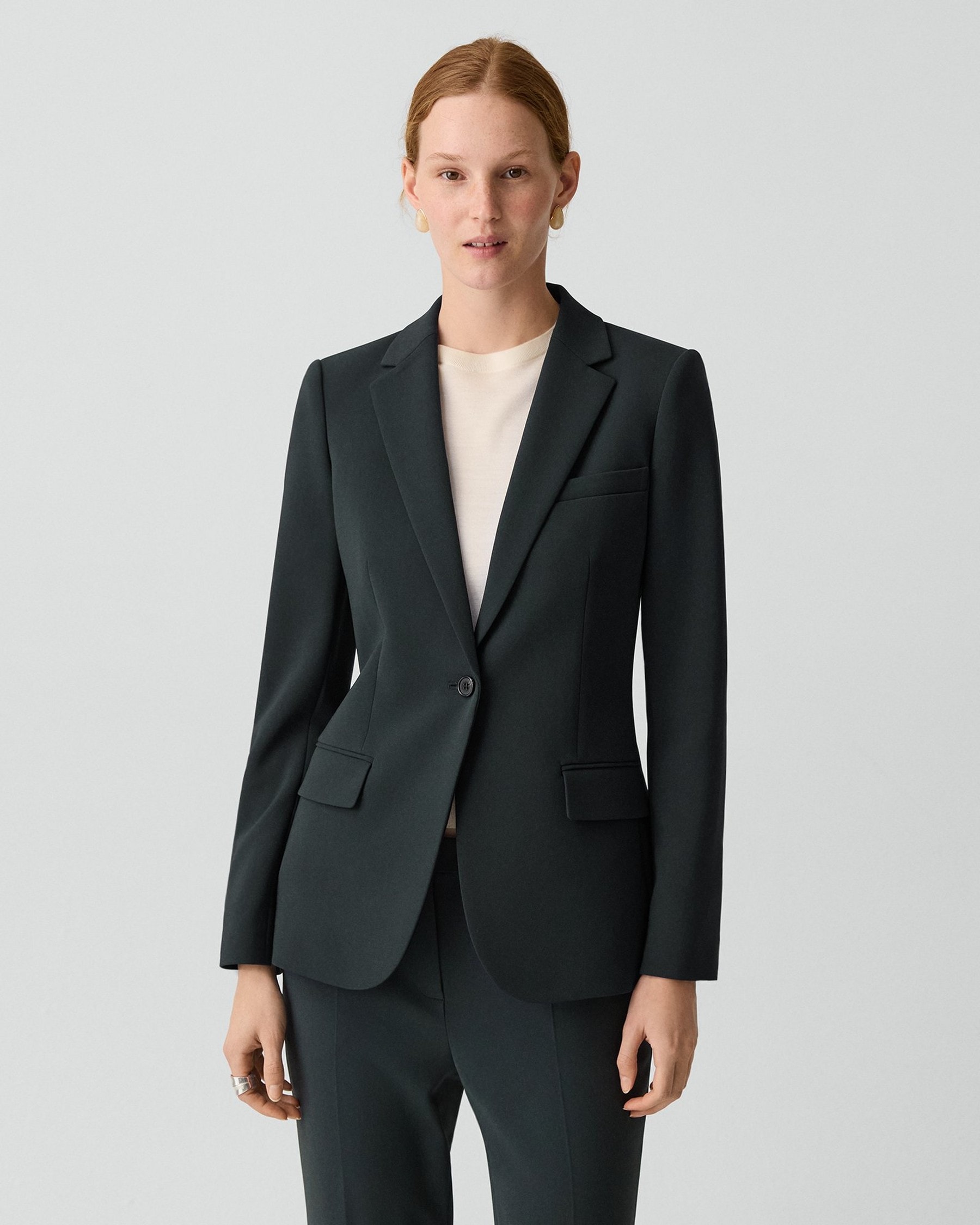 Staple Blazer in Admiral Crepe