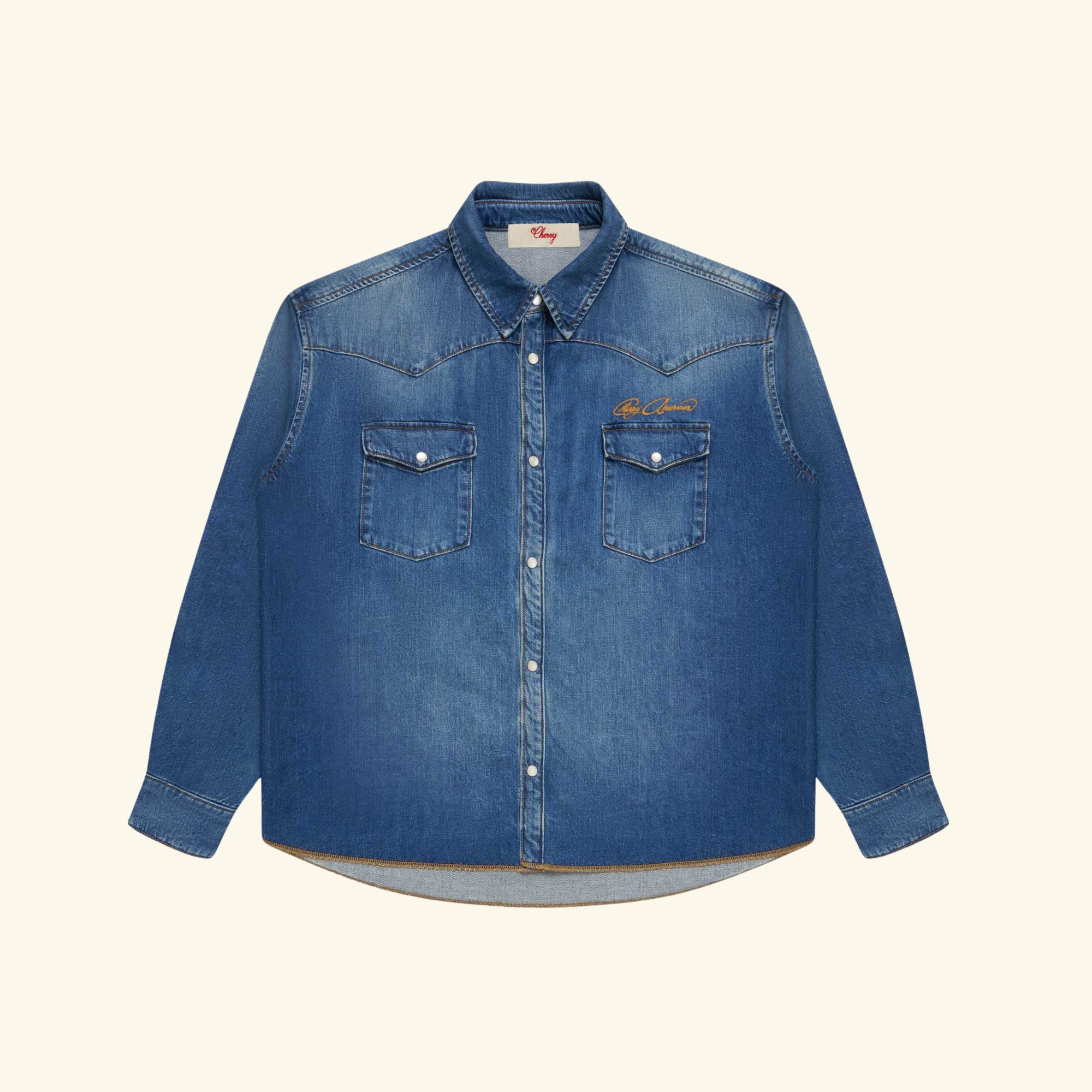 Image of Denim Western Shirt (Denim)