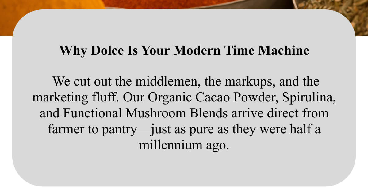 Why Dolce Is Your Modern Time Machine