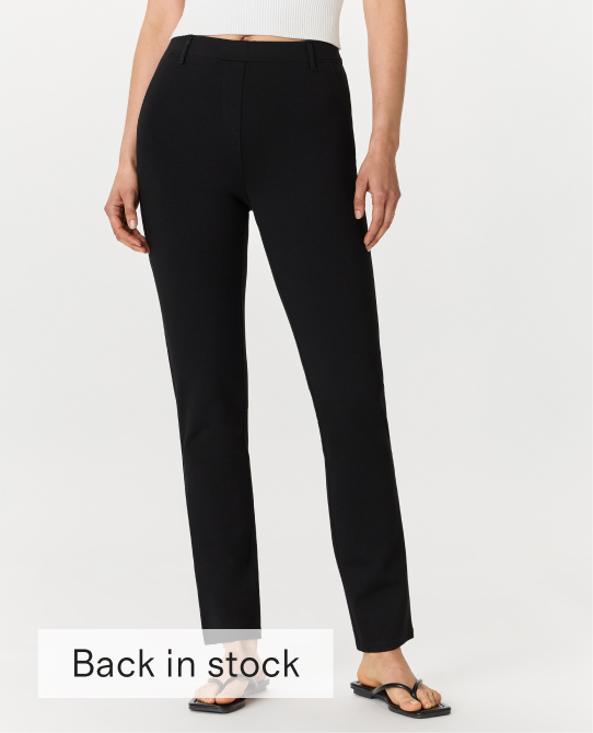 Ultra-Stretch Ponte Straight Leg Pants